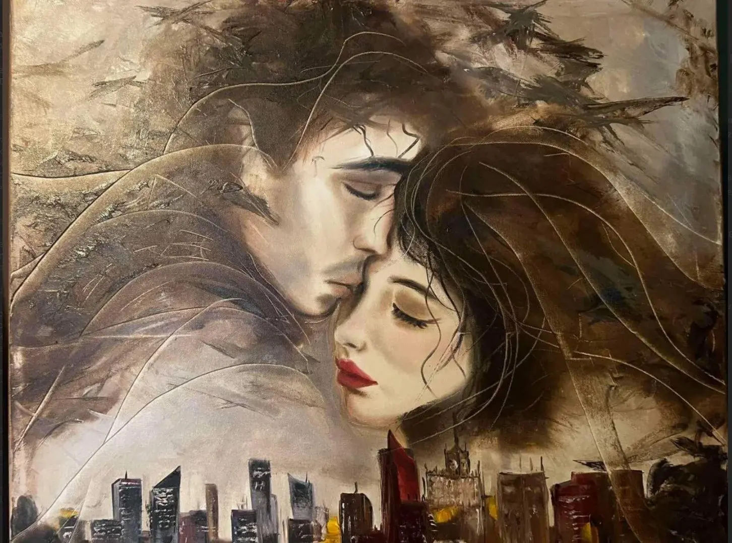 Melancholia — olej na płótnie